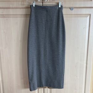 Zara Charcoal Pencil Skirt